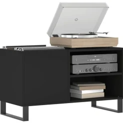 Platenkast 85x38x48 cm bewerkt hout><noscript><img width=