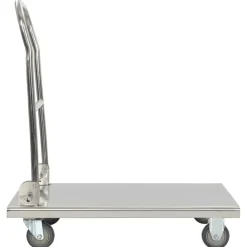 Platformwagen 82x53x86 cm roestvrij staal zilverkleurig>vidaXL Online