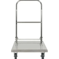 Platformwagen 82x53x86 cm roestvrij staal zilverkleurig><noscript><img width=