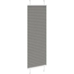 Woon- & Tuinaccessoires*vidaXL Plissé rolgordijn 40x100 cm stofbreedte 39,4 cm Antraciet