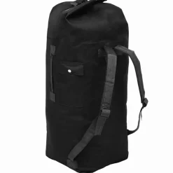 Bagage & Tassen*vidaXL Plunjezak legerstijl 85 L Zwart