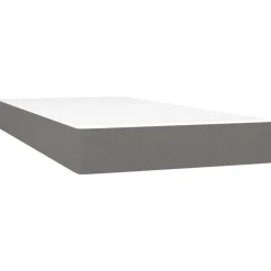 Bedden & Accessoires*vidaXL Pocketveringmatras medium 80x200x20 cm stof Donkergrijs