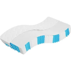 Bedden & Accessoires*vidaXL Pocketveringmatras middelhard-hard 80x200 cm