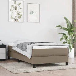 Bedden & Accessoires*vidaXL Pocketveringmatras medium 80x200x20 cm stof Taupe