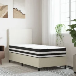 Bedden & Accessoires*vidaXL Pocketveringmatras middelhard 80x200 cm