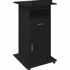 Podium met lade 55 x 55 x 107 cm Bewerkt hout>vidaXL Online