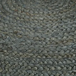 Poefs*vidaXL Poef handgemaakt 45x30 cm jute Olijfgroen