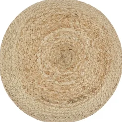 Poefs*vidaXL Poef handgemaakt 45x30 cm jute