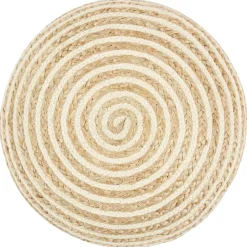 Poefs*vidaXL Poef handgemaakt 45x30 cm jute