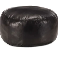 Poef 60x30 cm echt geitenleer>vidaXL Sale