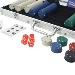 Pokerset met 500 chips aluminium><noscript><img width=