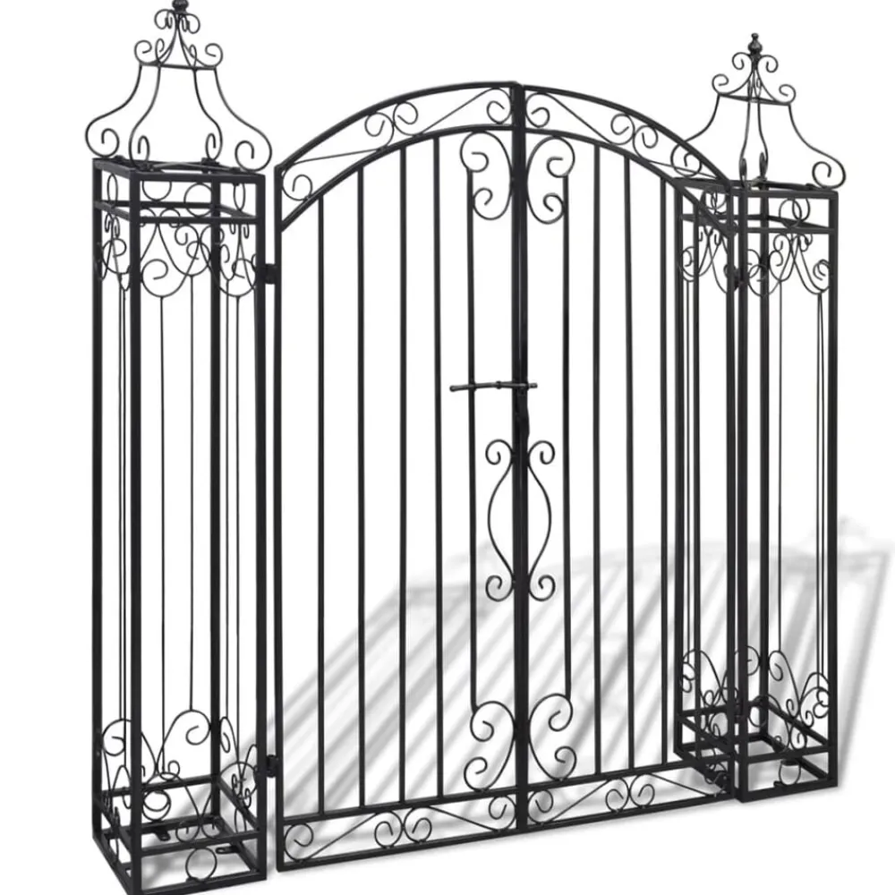 Poort decoratief 112x20,5x134 cm smeedijzer>vidaXL Clearance