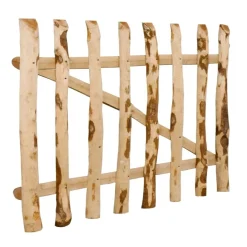 Tuinafscheidingen*vidaXL Poort enkel 100x60 cm hazelaarhout