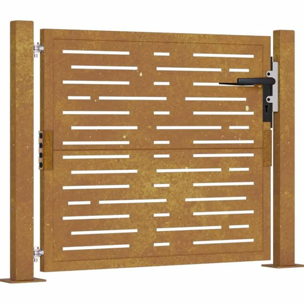 Poort vierkant 100x75 cm cortenstaal>vidaXL Clearance
