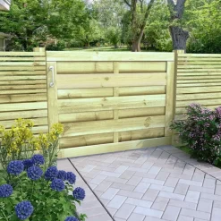 Poort 100x75 cm geïmpregneerd grenenhout groen>vidaXL Online