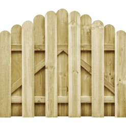 Poort 100x75 cm groen geïmpregneerd grenenhout>vidaXL New