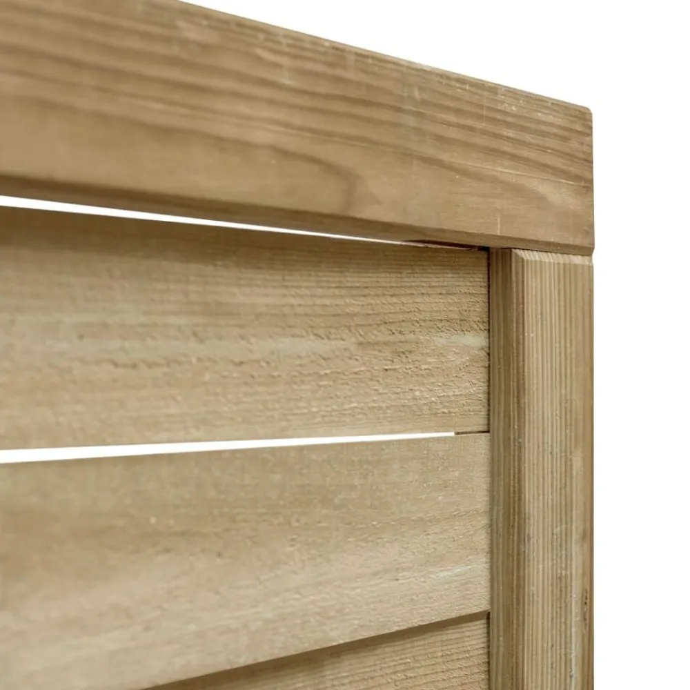 Tuinafscheidingen*vidaXL Poort 100x75 cm groen geïmpregneerd grenenhout