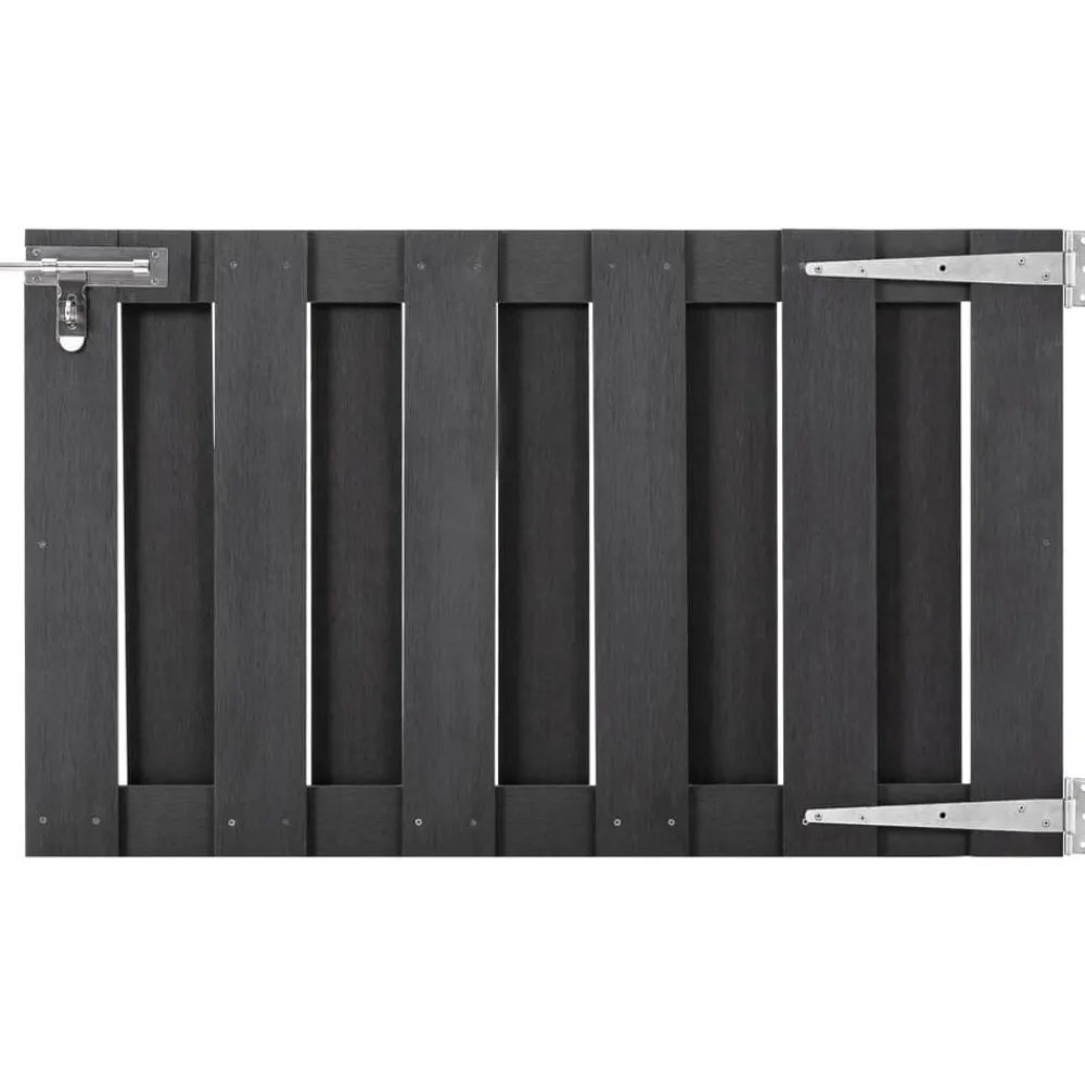 Poort 100x60 cm HKC grijs>vidaXL Sale