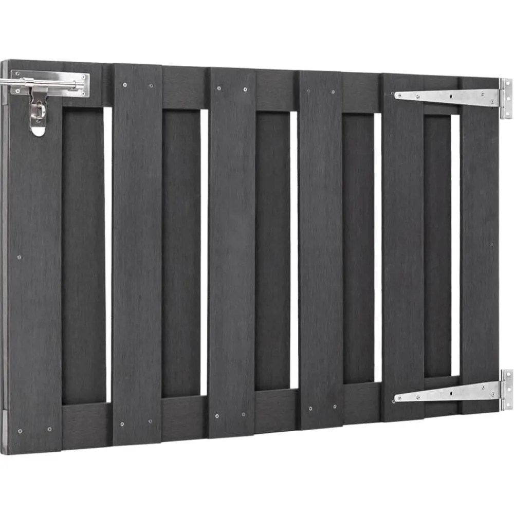 Poort 100x60 cm HKC grijs>vidaXL Sale