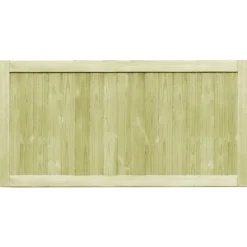 Tuinafscheidingen*vidaXL Poorten 2 st 300x75 cm geïmpregneerd grenenhout