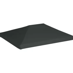 Tuin & Gazon*vidaXL Prieeldak 310 g/m² 4x3 m Grijs