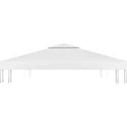 Tuin & Gazon*vidaXL Prieeldak 2-laags 310 g/m² 3x3 m Wit