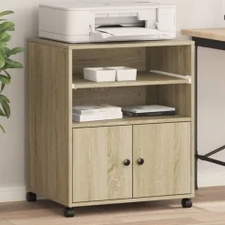 Printerkastje met wielen 60x48x74 cm kleurig>vidaXL Discount