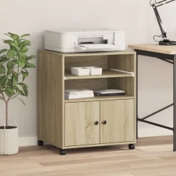 Printerkastje met wielen 60x48x74 cm kleurig><noscript><img width=