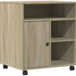 Printerkastje met wielen 60x50x67 cm kleurig>vidaXL Sale