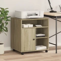 Printerkastje met wielen 60x50x67 cm kleurig><noscript><img width=
