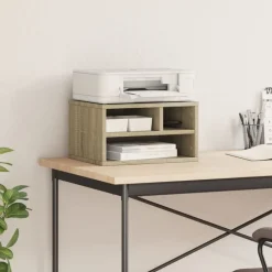 Printerkastje 40x32x22,5 cm bewerkt hout kleurig><noscript><img width=