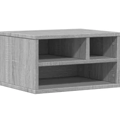 Elektronica*vidaXL Printerkastje 40x32x22,5 cm bewerkt hout eiken Grijs sonoma