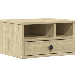 Elektronica*vidaXL Printerkastje 40x32x22,5 cm bewerkt hout kleurig Sonoma eiken