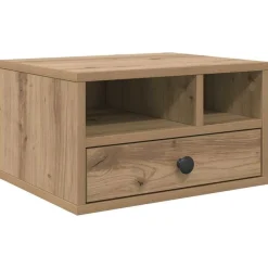 Printerstand Artisan Eiken 40 x 32 x 24 cm Bewerkt hout>vidaXL Hot