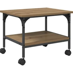 Printerstand Artisan Eiken 50 x 40 x 38 cm Bewerkt hout>vidaXL Online