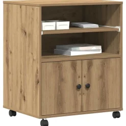Printerstand Artisan Eiken 60 x 48 x 74 cm Bewerkt hout><noscript><img width=