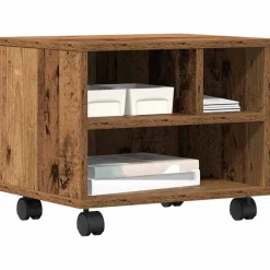 Printerstand met opslag Oudhout 41 x 32 x 33.5 cm Bewerkt hout><noscript><img width=