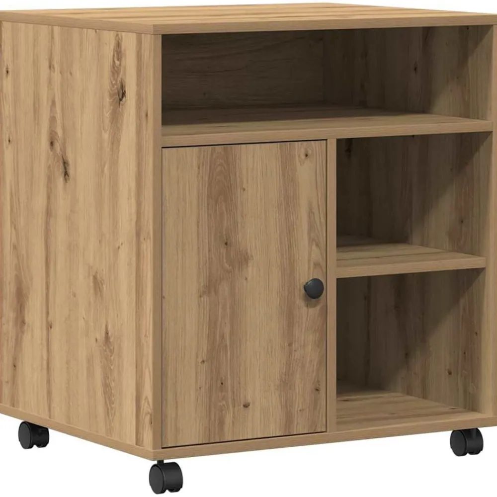 Printerstand met opslag 60 x 50 x 67 cm>vidaXL Outlet