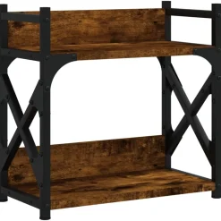 Printerstandaard 2-laags 40x20x40 cm bewerkt hout>vidaXL Online