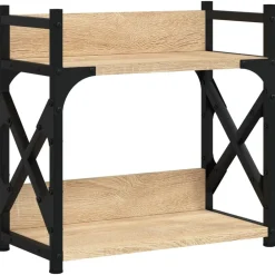 Printerstandaard 2-laags 40x20x40 cm bewerkt hout>vidaXL Best