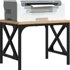 Printerstandaard 40x30x31 cm bewerkt hout kleurig><noscript><img width=