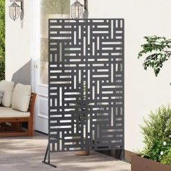 Privacyscherm Antraciet 100 x 50 x 180 cm Staal><noscript><img width=