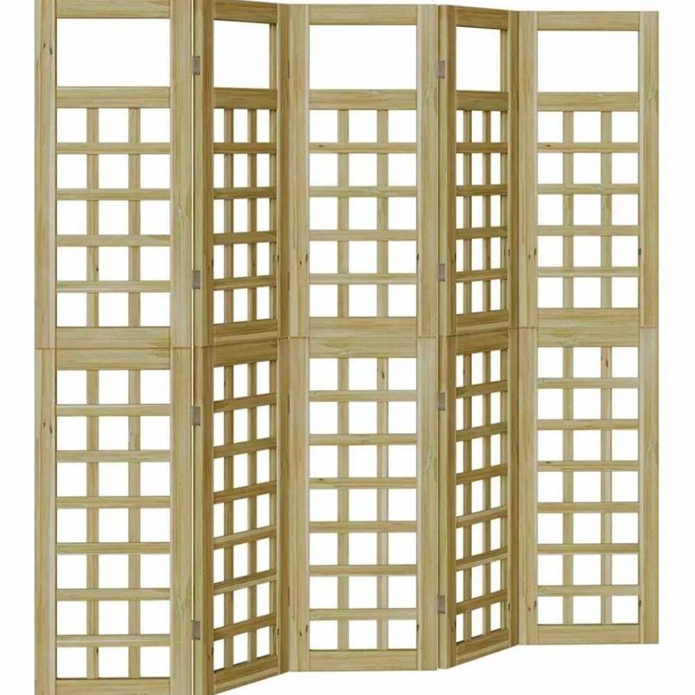 Privacyscherm Honingbruin 200 x 180 cm Massief Vurenhout>vidaXL Best