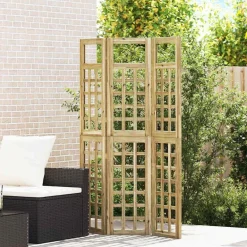 Privacyscherm Honingbruin 121 x 180 cm Massief Vurenhout>vidaXL Discount