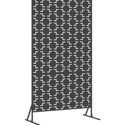 Privacyscherm 100 x 50 x 180 cm Staal>vidaXL Best