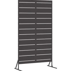 Tuinafscheidingen*vidaXL Privacyscherm 100 x 50 x 180 cm Staal Zwart