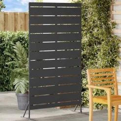 Tuinafscheidingen*vidaXL Privacyscherm 100 x 50 x 180 cm Staal Zwart