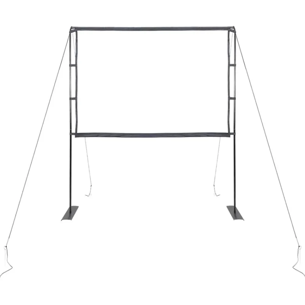 Elektronica*vidaXL Projectiescherm met standaards 84 inch 4:3