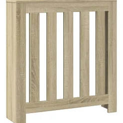 Huishoudaccessoires*vidaXL Radiatorombouw 78x20x82 cm bewerkt hout kleurig Sonoma eiken