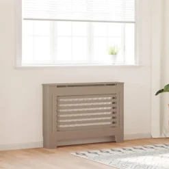Huishoudaccessoires*vidaXL Radiatorombouw 112x19x81,5 cm MDF Bruin